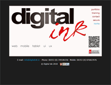 Tablet Screenshot of digitalink.ie